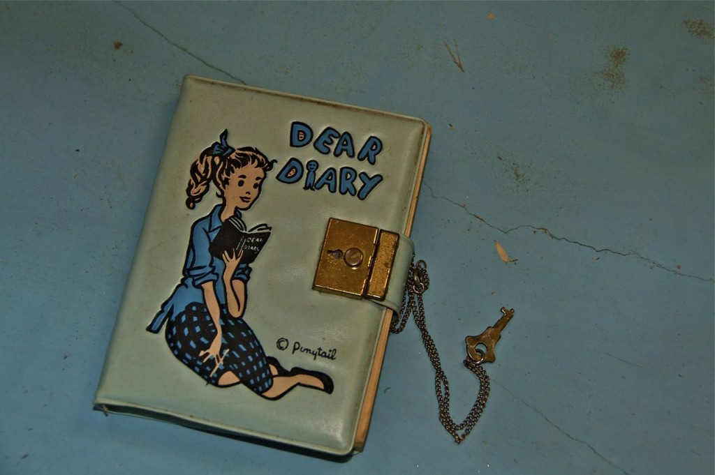 I found my first journal “Dear Diary”