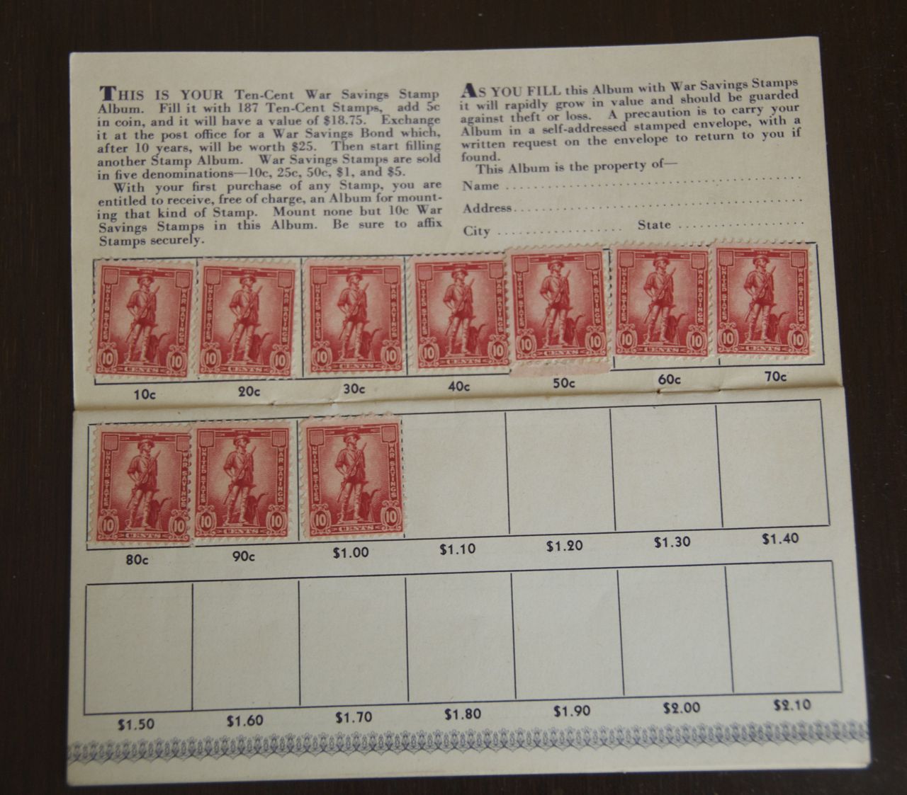 War Bonds Pushing Time