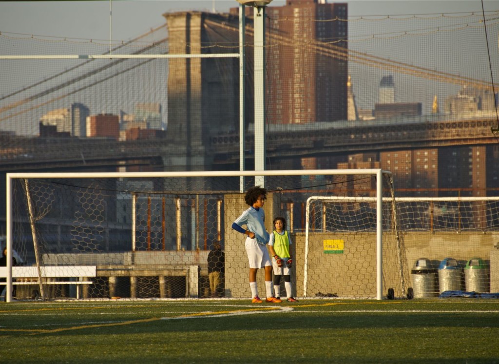 PLAYING SOCCER ON PIER 5